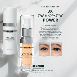 Revitalize your eyes, lips, and neck with DMK Fine Line Cream—your go-to for firmer, plumper, and smoother skin.