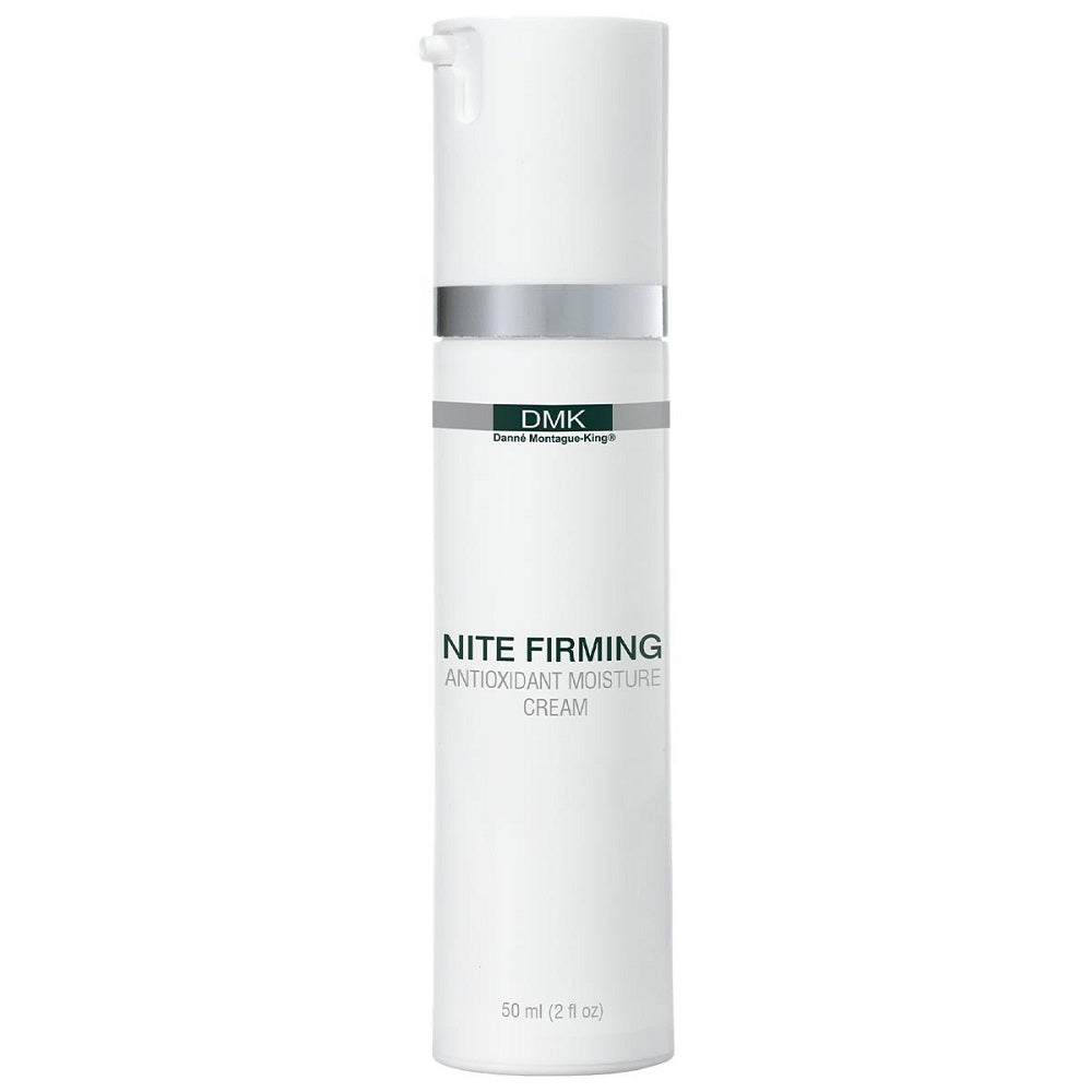 DMK Nite Firming Antioxidant Moisture Cream bottle on a white background