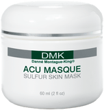 DMK Acu Masque 
✔ Clears & Unclogs Pores – Dissolves dead skin cells & excess oil.
✔ Absorbs Toxins & Impurities – Bentonite clay purifies skin & removes blackheads.