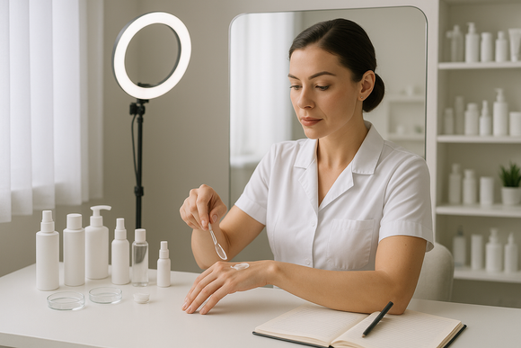 How We Test Products in the Freya Beauty Salon