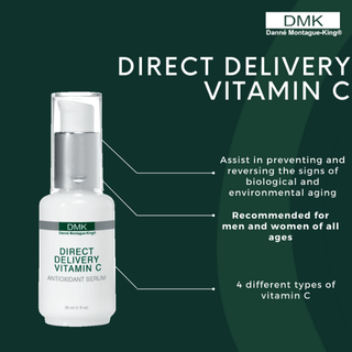 DMK Direct Delivery Vitamin C Serum
✔ Deeply Hydrates – Restores moisture balance, enhancing skin texture, thickness, and resilience.

✔ Antioxidant Protection – Shields against free radicals and supports skin repair to combat wrinkles, sagging, and scarring.

✔ Versatile & Effective – Perfect for aging, pigmented, and acne-prone skin, as well as pre/post-operative care.