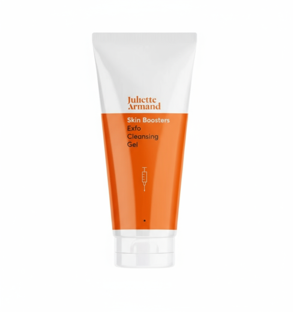 Tube of Juliette Armand Skin Boosters Extra Cleansing Gel on a white background