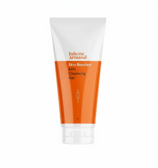 Tube of Juliette Armand Skin Boosters Extra Cleansing Gel on a white background
