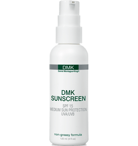 Keep your skin safe from the sun with DMK Sunscreen SPF15! This light, non-greasy sunscreen protects against harmful UVA & UVB rays, which can cause sunburn, aging, and dark spots.