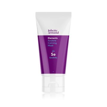 Juliette Armand Azulene Calming Mask – A soothing mask for irritated and sensitive skin. Formulated with chamomile extract, Azulene, Calmosensine, and Aloe Vera, it calms redness, reduces inflammation, and nourishes the skin. The gentle clay formula absorbs excess oils and clears impurities, leaving your skin feeling balanced, refreshed, and rejuvenated. Ideal for sensitive and inflamed skin, this mask restores your skin's natural glow and promotes healing. Use for a calming, youthful, and even complexion. 