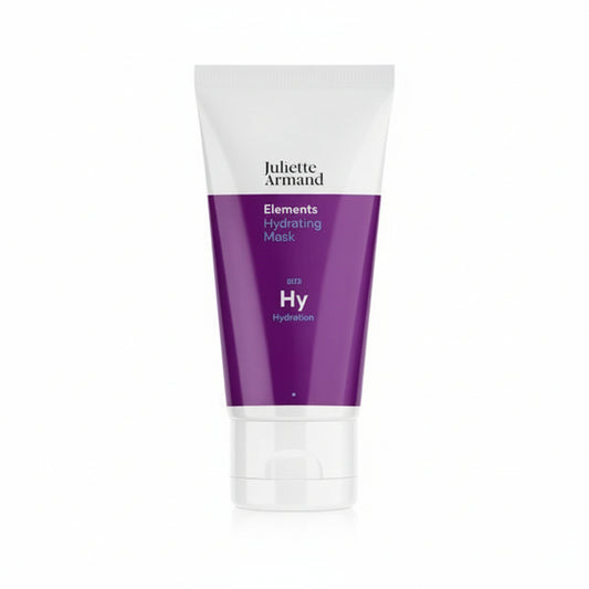Tube of Juliette Armand hydrating mask on a white background