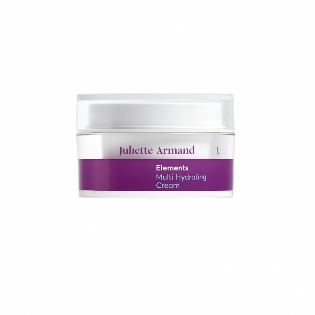 Juliette Armand Multi Hydrating Cream – A rich face cream designed to deeply hydrate and protect the skin. Infused with Hyaluronic Acid, Vitamin E, Shea Butter, and Jojoba Oil, it provides moisture, a radiant glow, and smooth, soft skin. Suitable for all skin types.