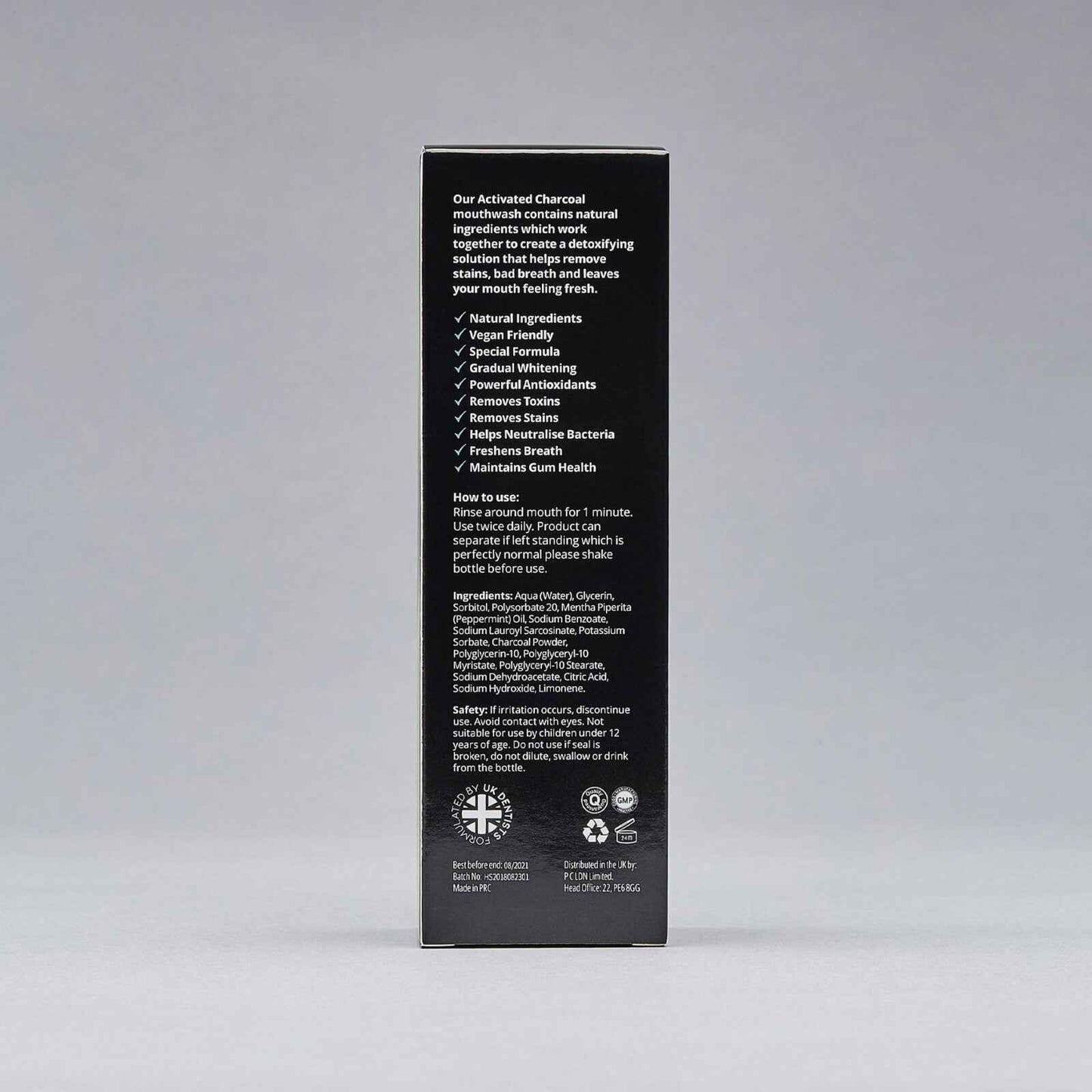 Charcoal Mouthwash - Polished London