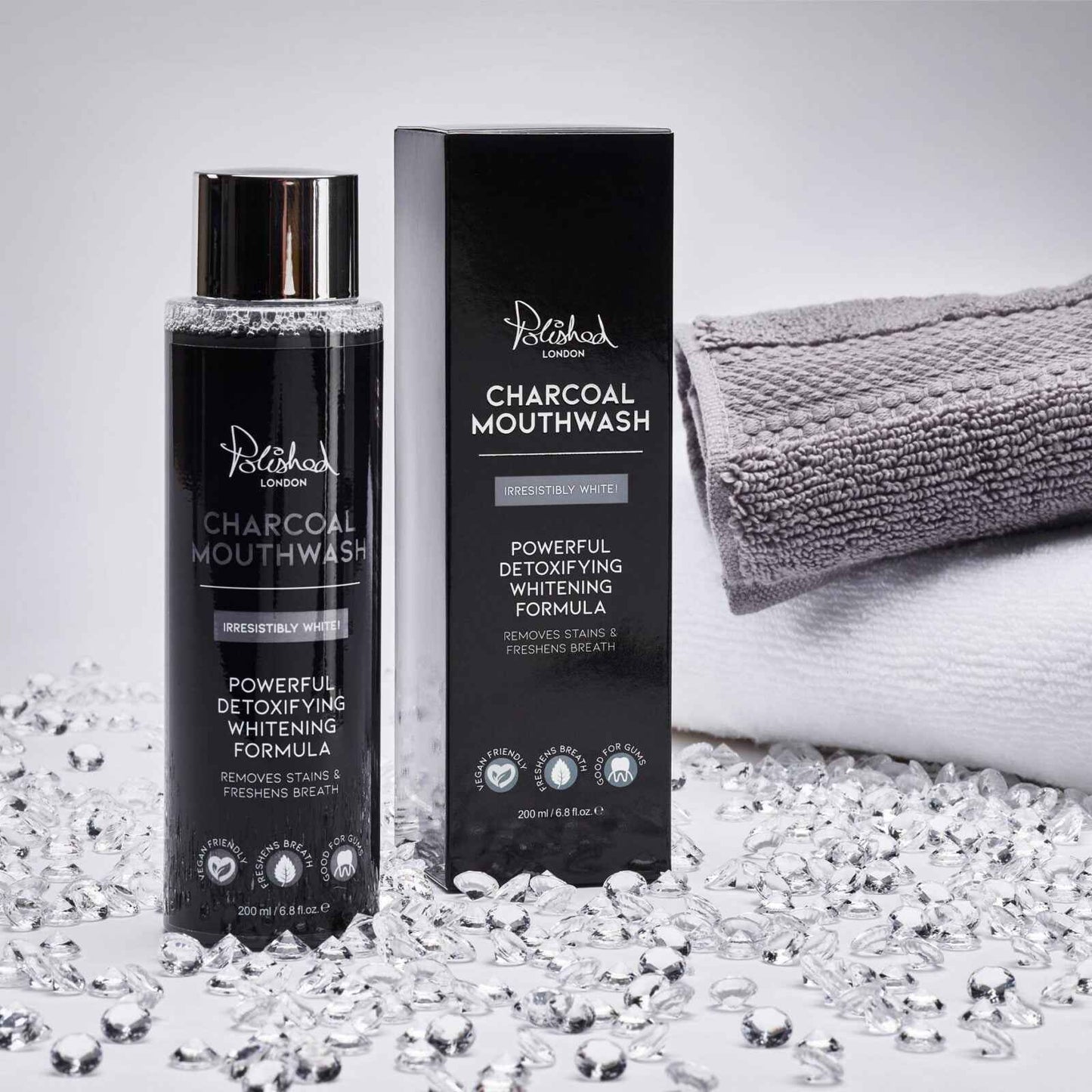 Charcoal Mouthwash - Polished London