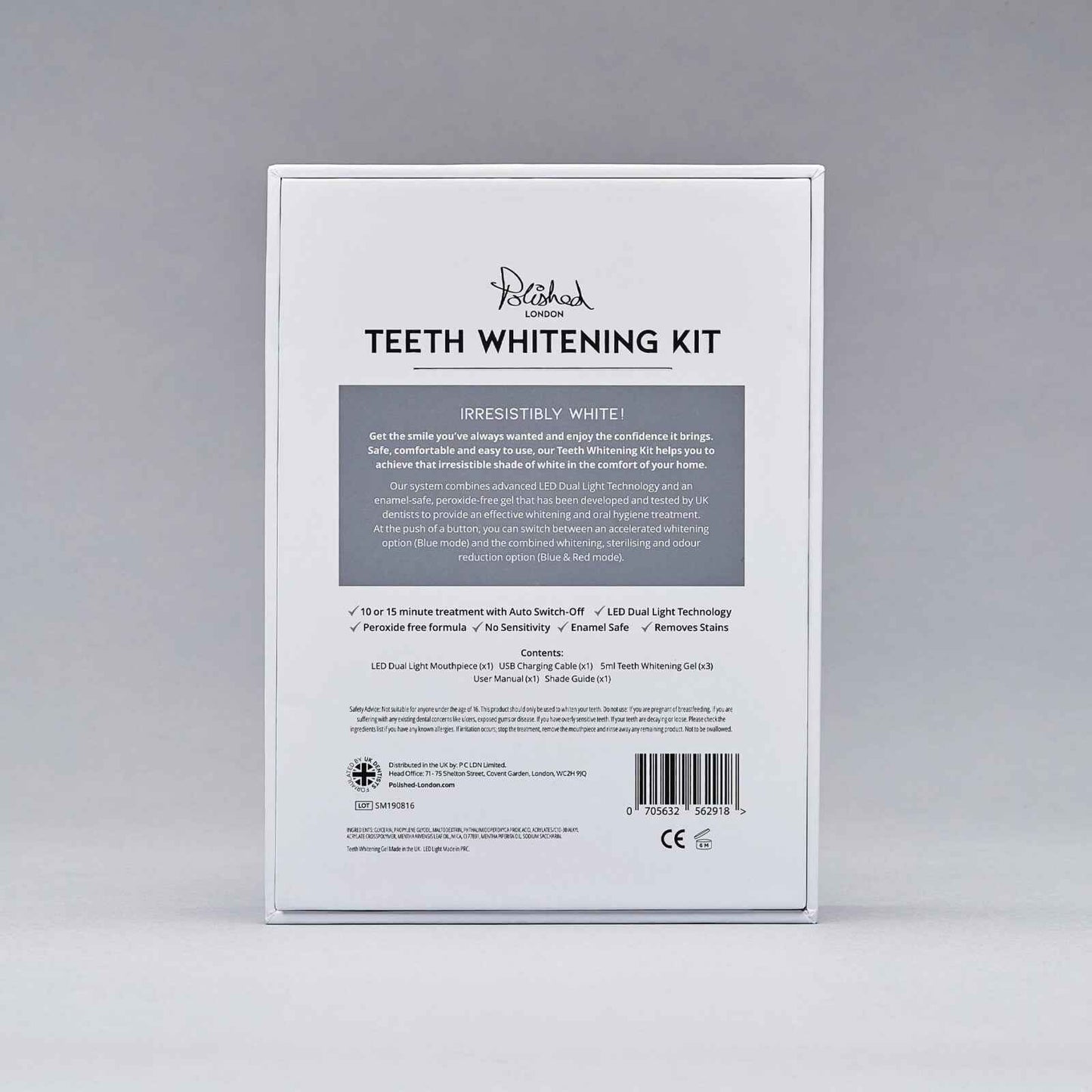 LED Teeth Whitening Kit - Polished London