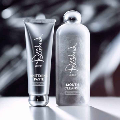 Whitening Paste & Mouth Cleanse Set - Polished London