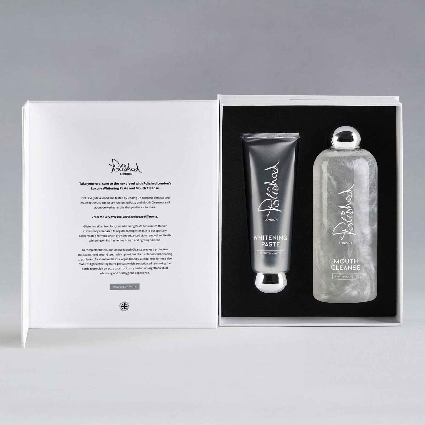 Whitening Paste & Mouth Cleanse Set - Polished London