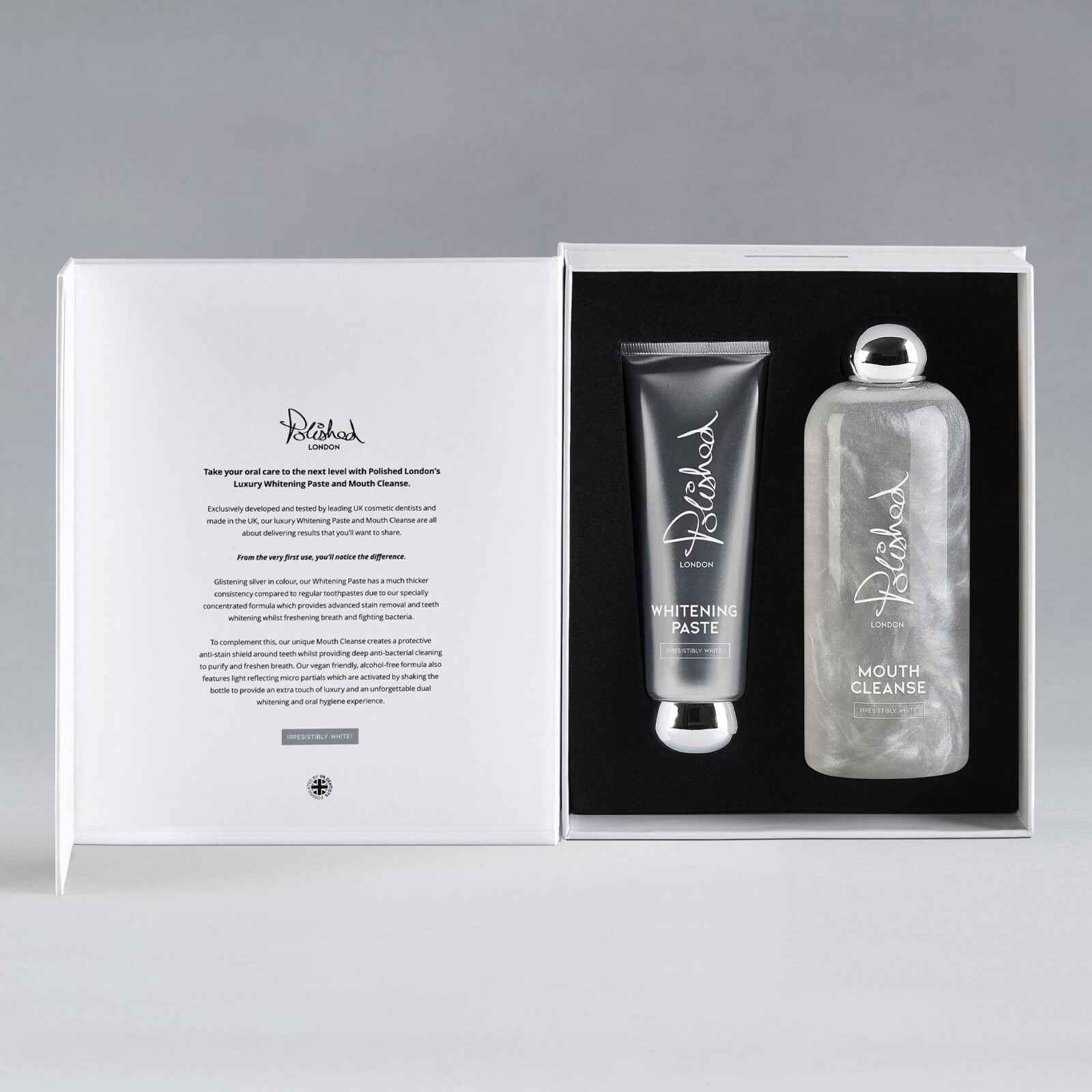 Whitening Paste & Mouth Cleanse Set - Polished London